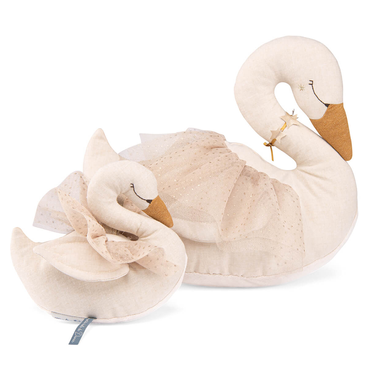 Peluche grand cygne Odette LA PETITE ÉCOLE DE DANSE Moulin Roty