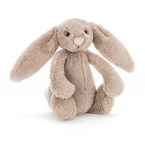 Peluche lapin 18cm BASHFUL Jellycat beige