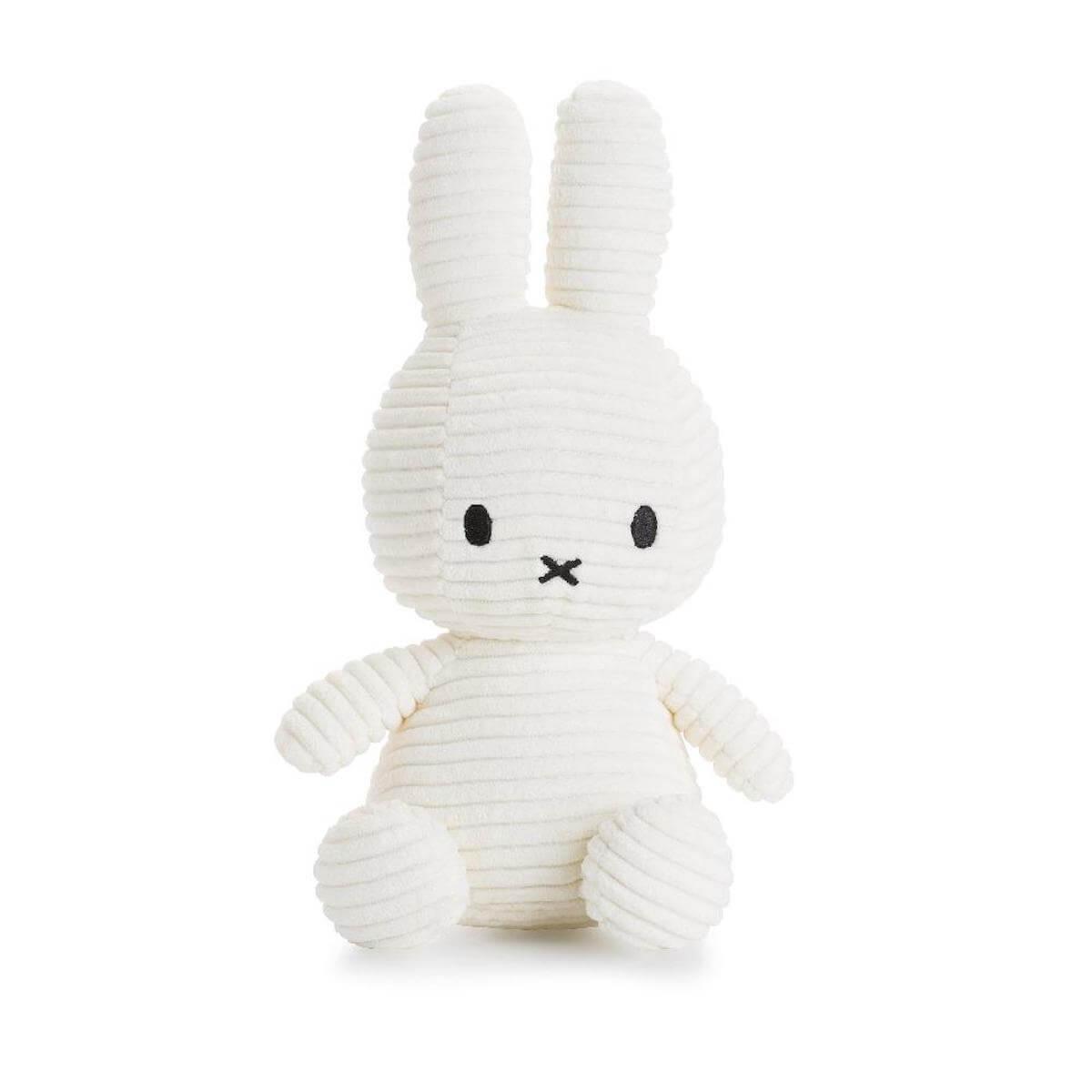 Peluche lapin 23cm MIFFY SITTING Bon Ton Toys Corduroy Offwhite