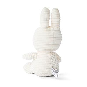 Peluche lapin 23cm MIFFY SITTING Bon Ton Toys Corduroy Offwhite