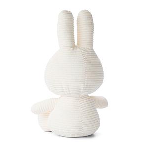 Peluche lapin 33cm MIFFY SITTING Bon Ton Toys Corduroy Offwhite