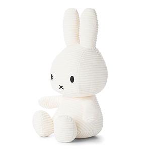 Peluche lapin 33cm MIFFY SITTING Bon Ton Toys Corduroy Offwhite