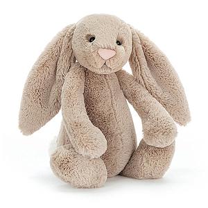 Peluche lapin 36cm BASHFUL Jellycat beige
