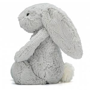 Peluche lapin 36cm BASHFUL Jellycat silver