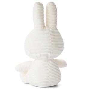 Peluche lapin 50cm MIFFY SITTING Bon Ton Toys Corduroy Offwhite