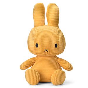 Peluche lapin 50cm MIFFY SITTING Bon Ton Toys Corduroy Yellow