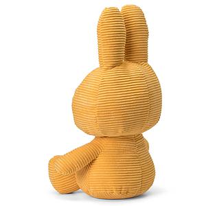 Peluche lapin 50cm MIFFY SITTING Bon Ton Toys Corduroy Yellow