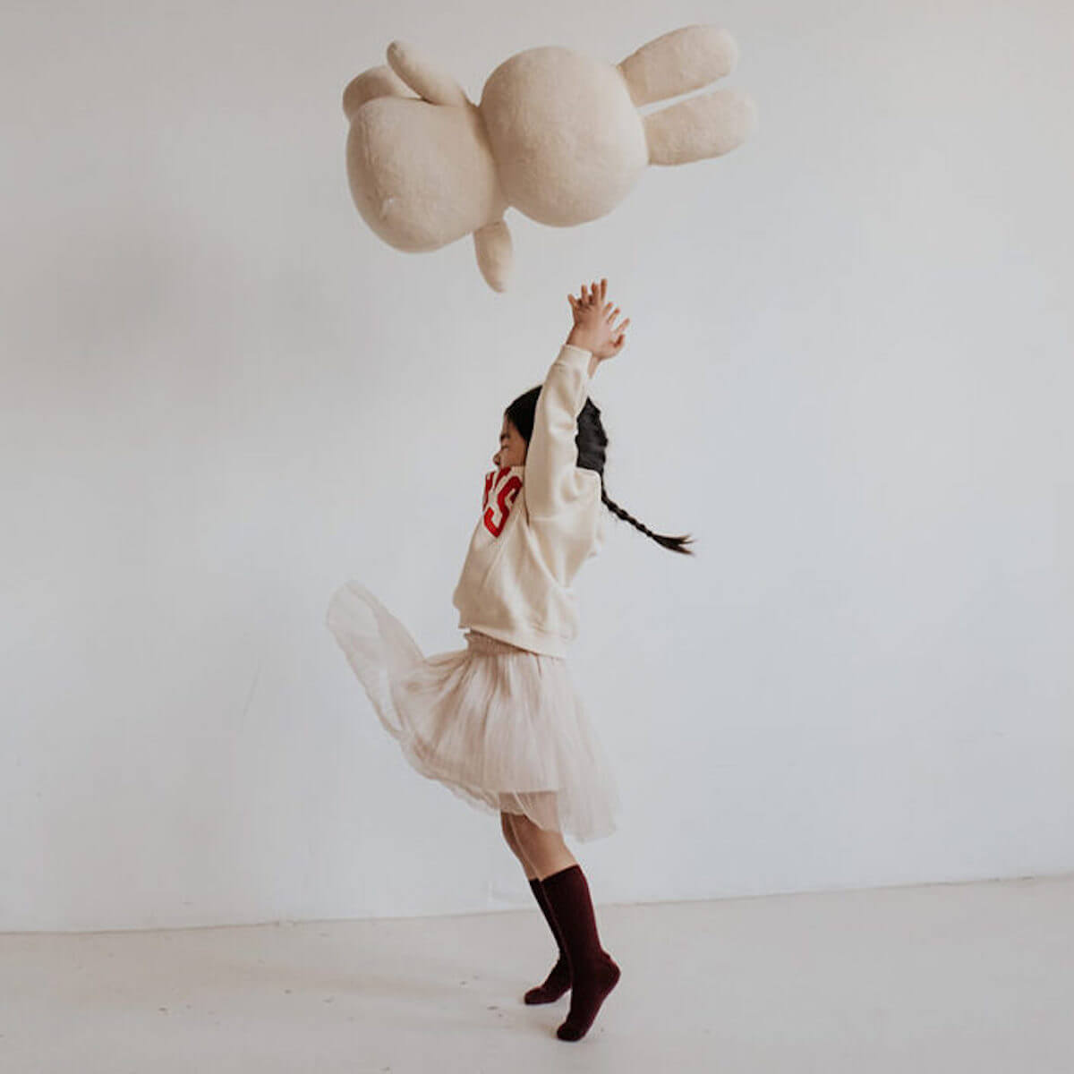 Peluche lapin 50cm MIFFY SITTING Bon Ton Toys Terry cream