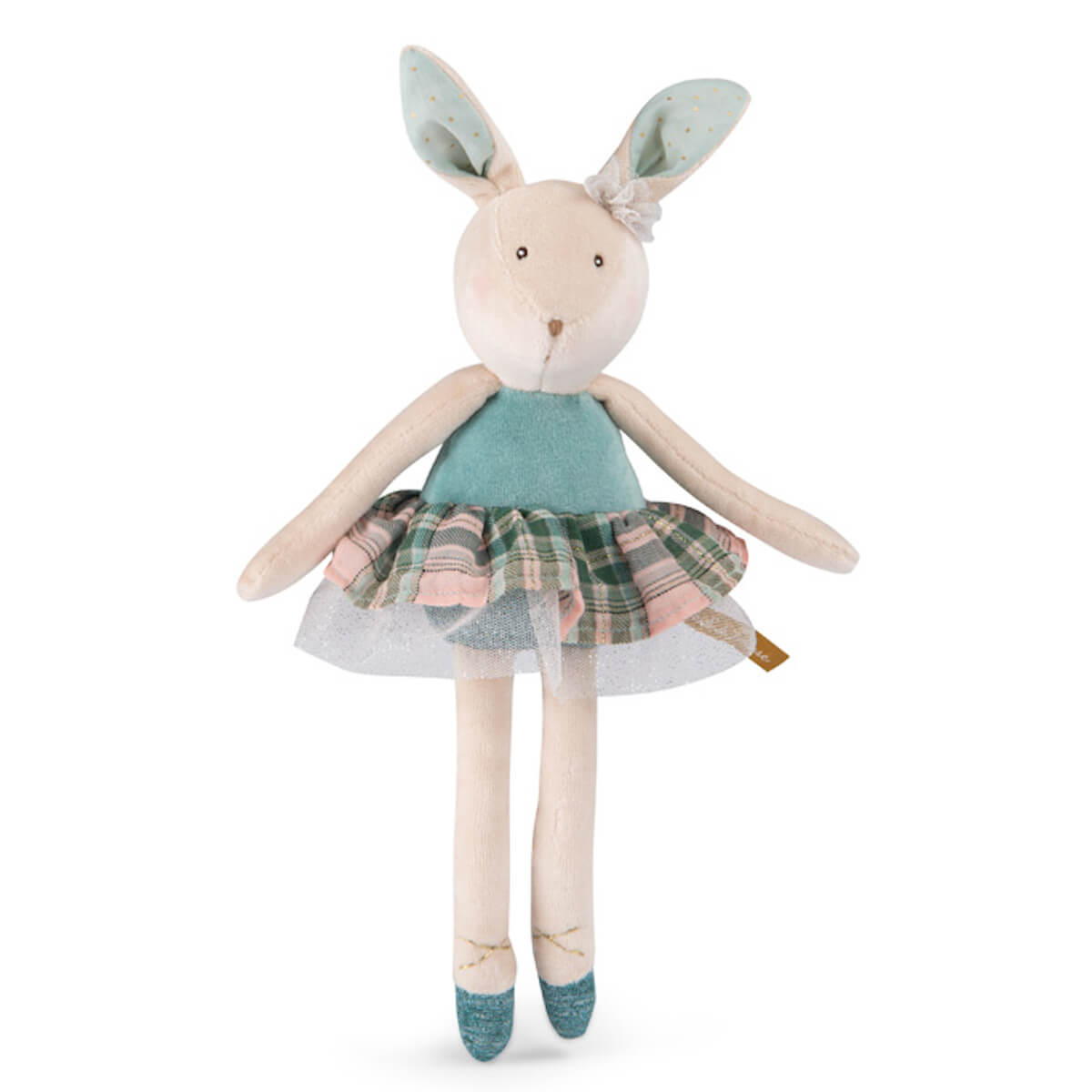 Peluche lapin bleu LA PETITE ECOLE DE DANSE Moulin Roty