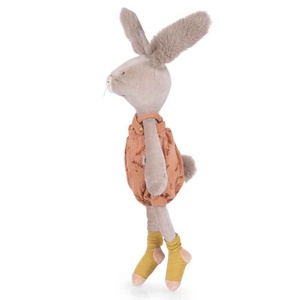 Peluche lapin TROIS PETITS LAPINS Moulin Roty argile