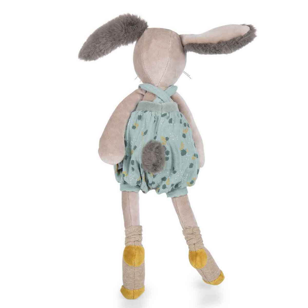 Peluche lapin TROIS PETITS LAPINS Moulin Roty sauge