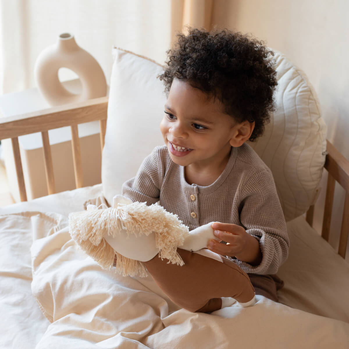 Peluche lion GARDENER Nobodinoz