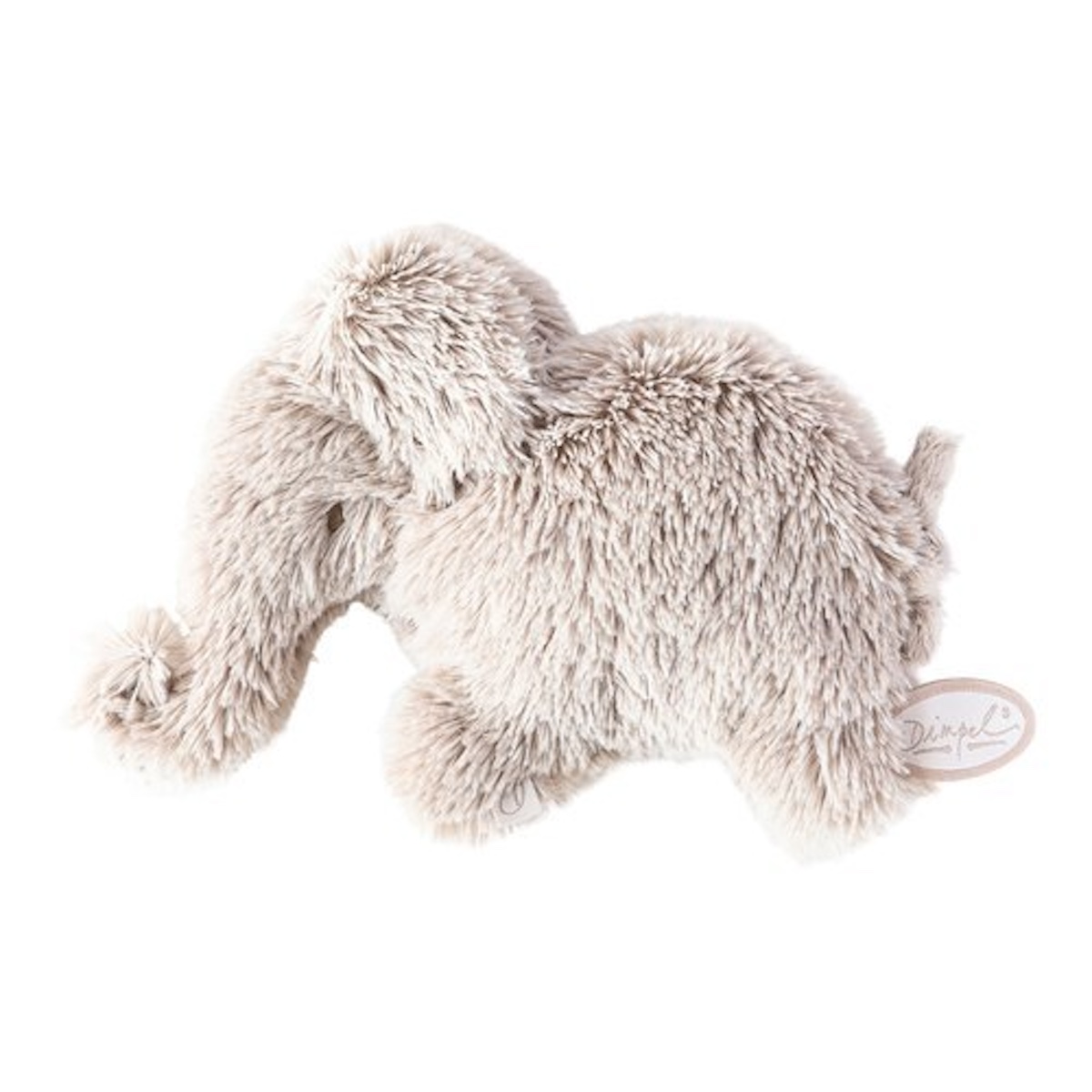 Peluche mini pancake petit elephant OSCAR 18 Dimpel beige gris