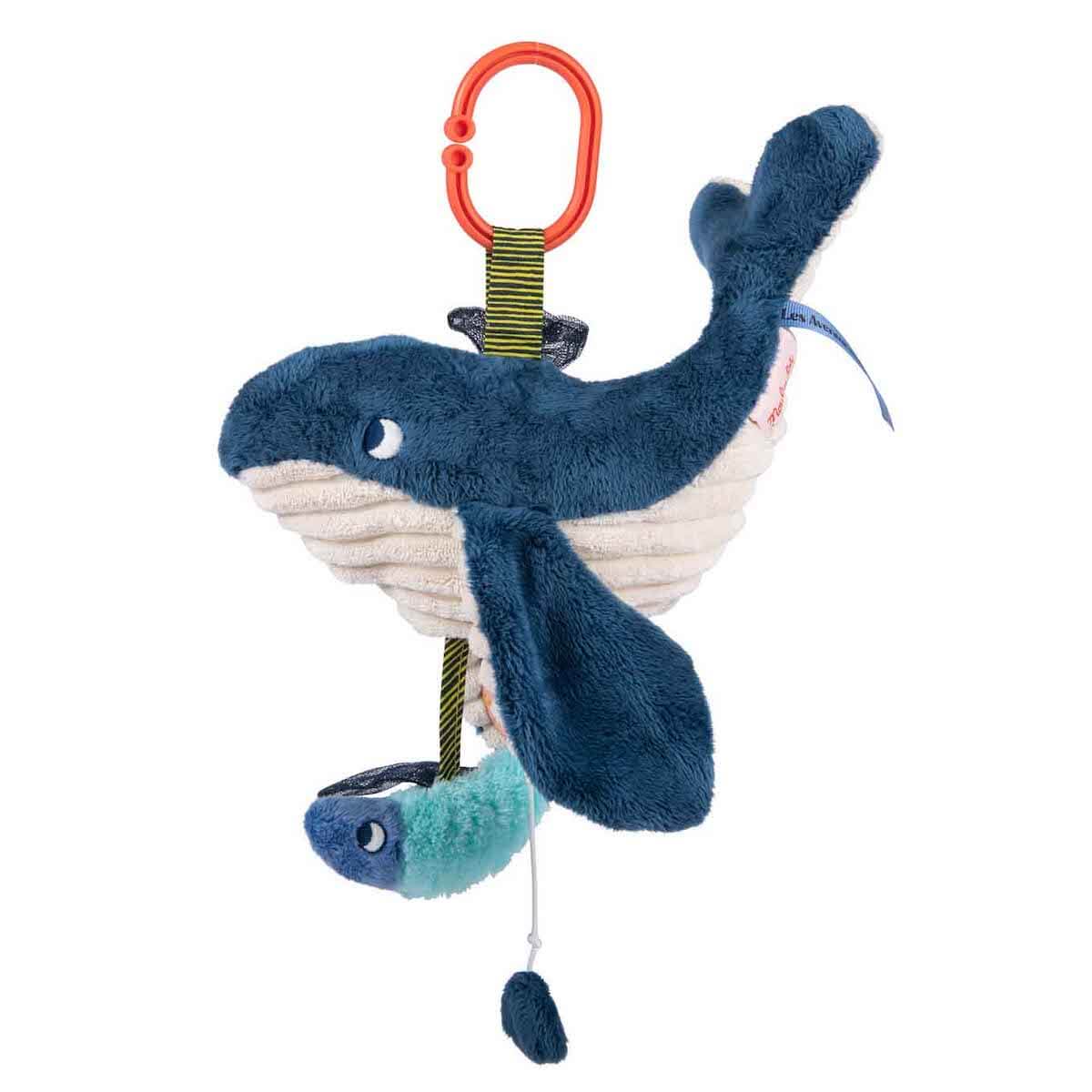 Peluche musicale baleine LES AVENTURES DE PAULIE Moulin Roty
