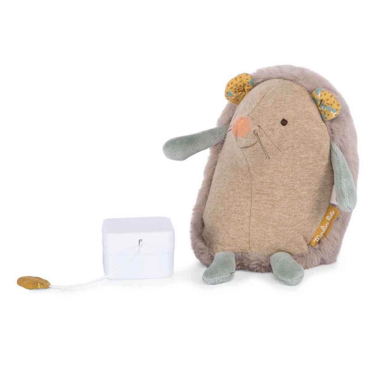 Peluche musicale hérisson TROIS PETITS LAPINS Moulin Roty