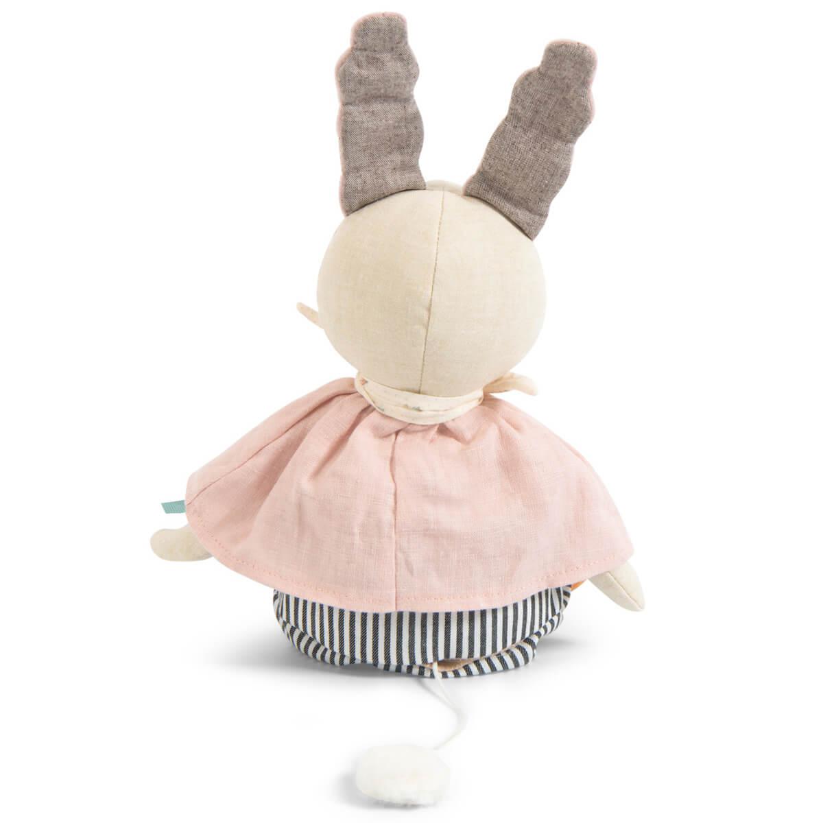 Peluche musicale lapin APRÈS LA PLUIE Moulin Roty