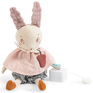 Peluche musicale lapin APRÈS LA PLUIE Moulin Roty