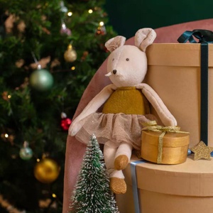 Peluche musicale Souris LA PETITE ÉCOLE DE DANSE Moulin Roty