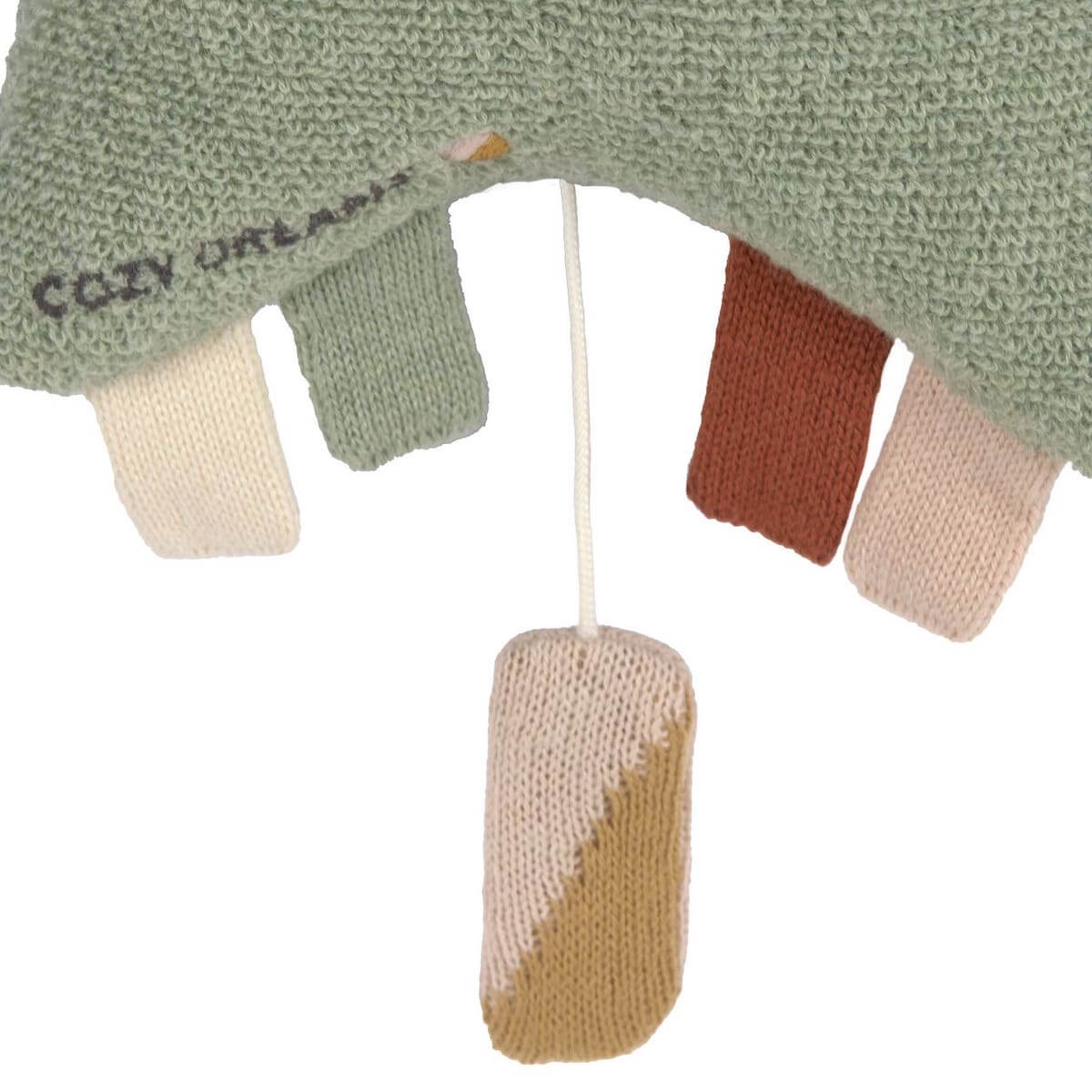 Peluche musicale tricotée Laessig étoile verte