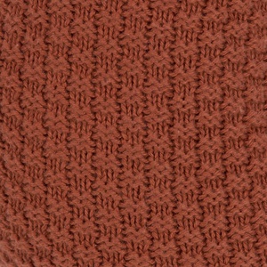 Peluche musicale tricotée Laessig Lune rouge rouille