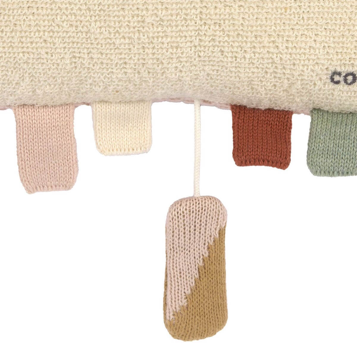 Peluche musicale tricotée Laessig Nuage milky rose