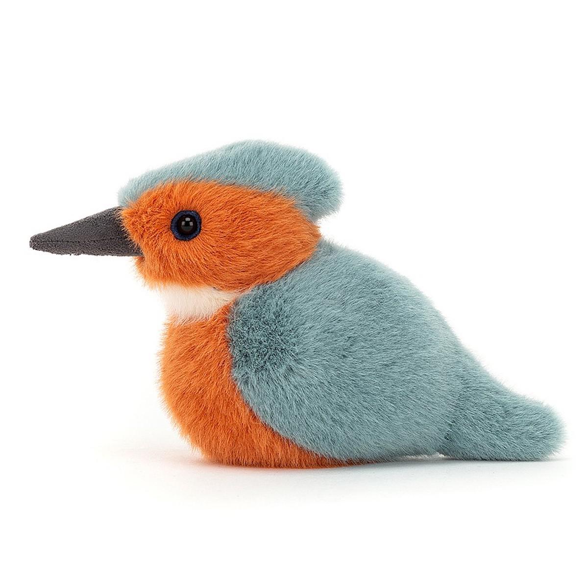 Peluche oiseau 10cm BIRDLING Jellycat martin-pêcheur