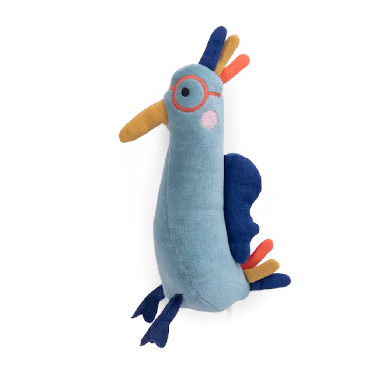 Peluche Oiseau bleu LES TOUPITIS Moulin Roty