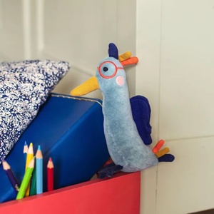 Peluche Oiseau bleu LES TOUPITIS Moulin Roty
