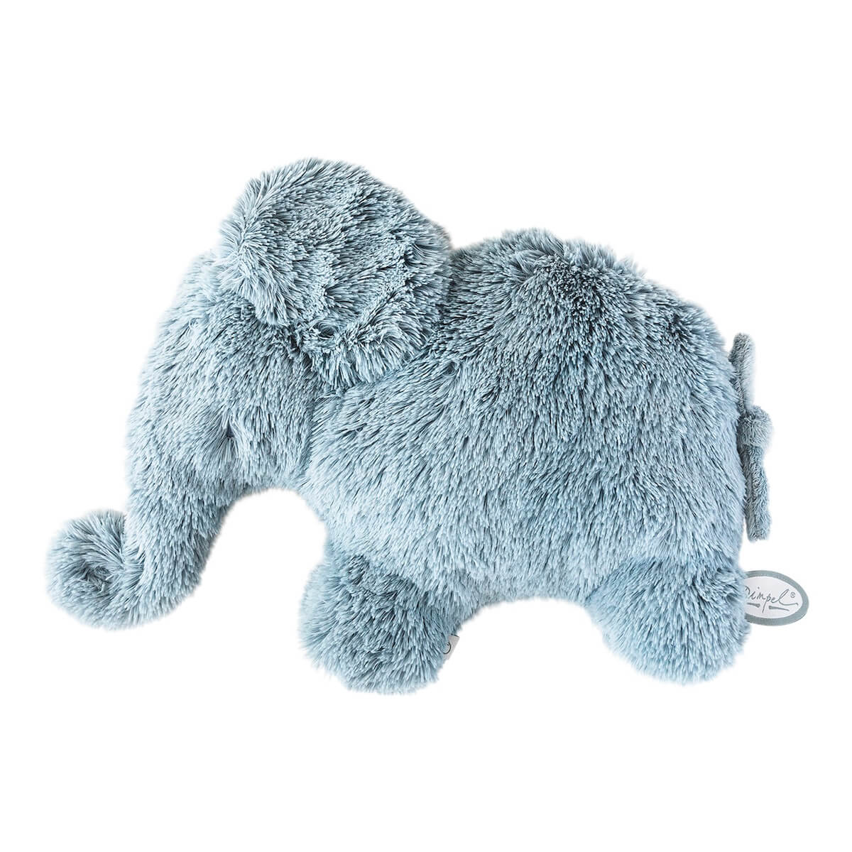 Peluche pancake elephant OSCAR 32 Dimpel bleu