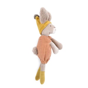 Peluche petit lapin TROIS PETITS LAPINS Moulin Roty argile