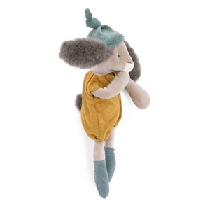 Peluche petit lapin TROIS PETITS LAPINS Moulin Roty ocre