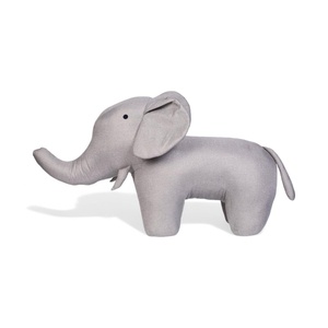 Peluche-pouf ELEPHANT linen grey Childhome
