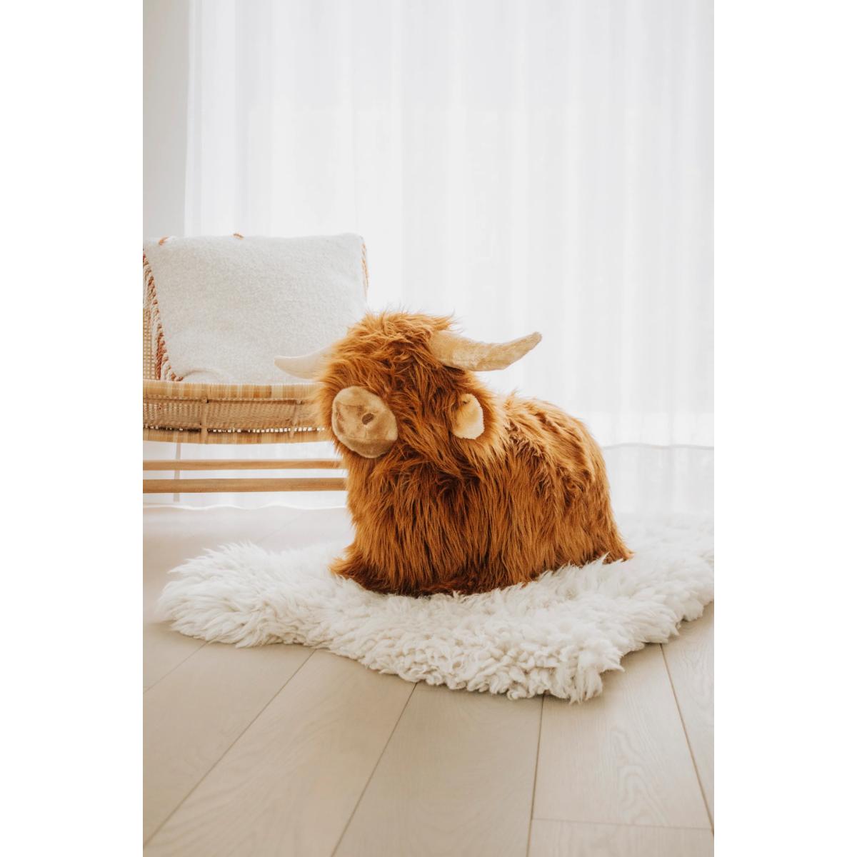 Peluche sauteuse HIGHLAND COW Wild & Soft