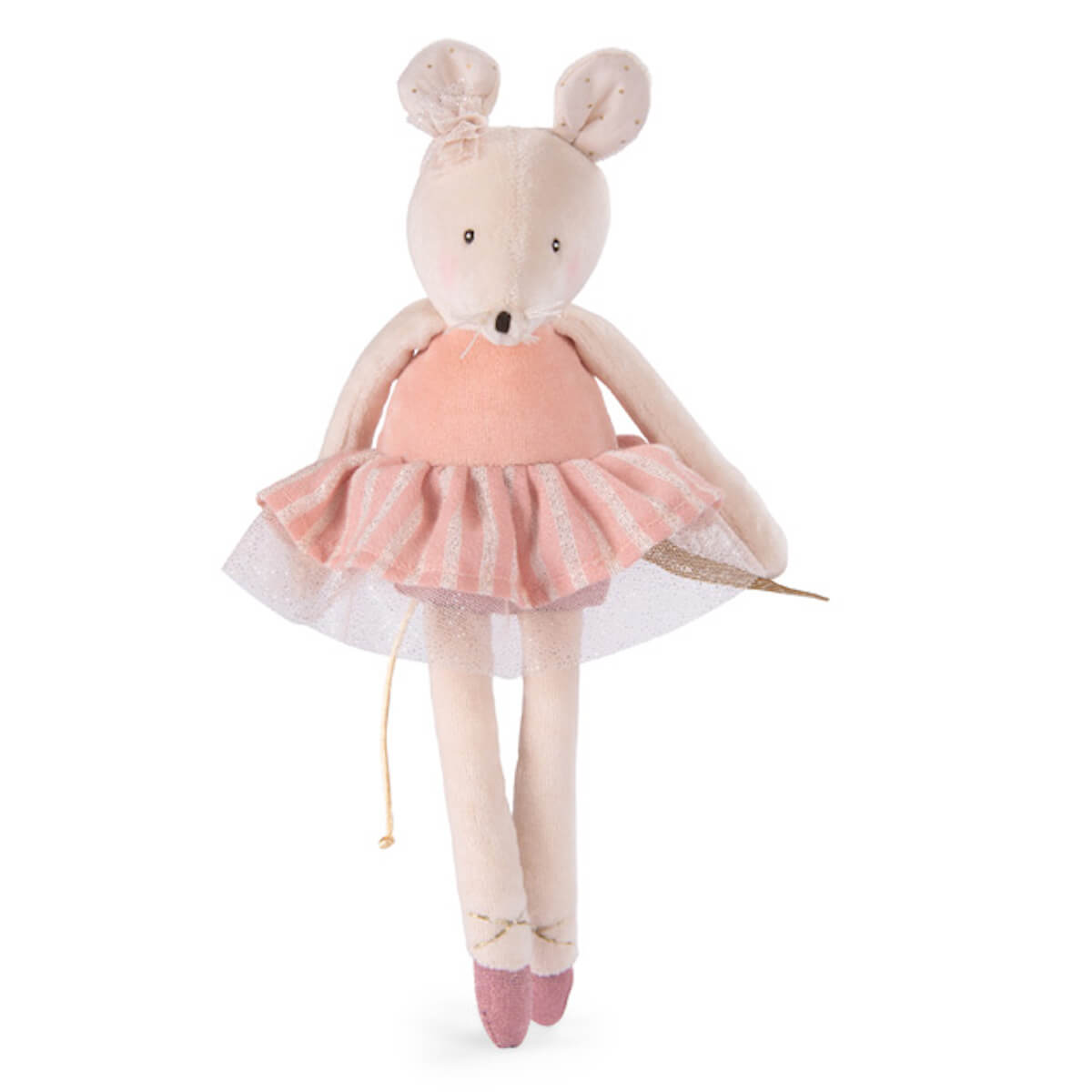 Peluche souris rose LA PETITE ECOLE DE DANSE Moulin Roty
