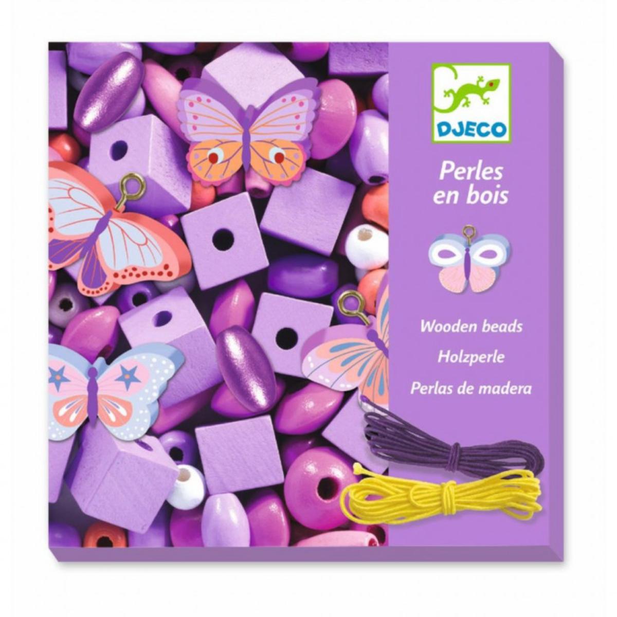 Perles & Bijoux Perles bois - Papillons Djeco