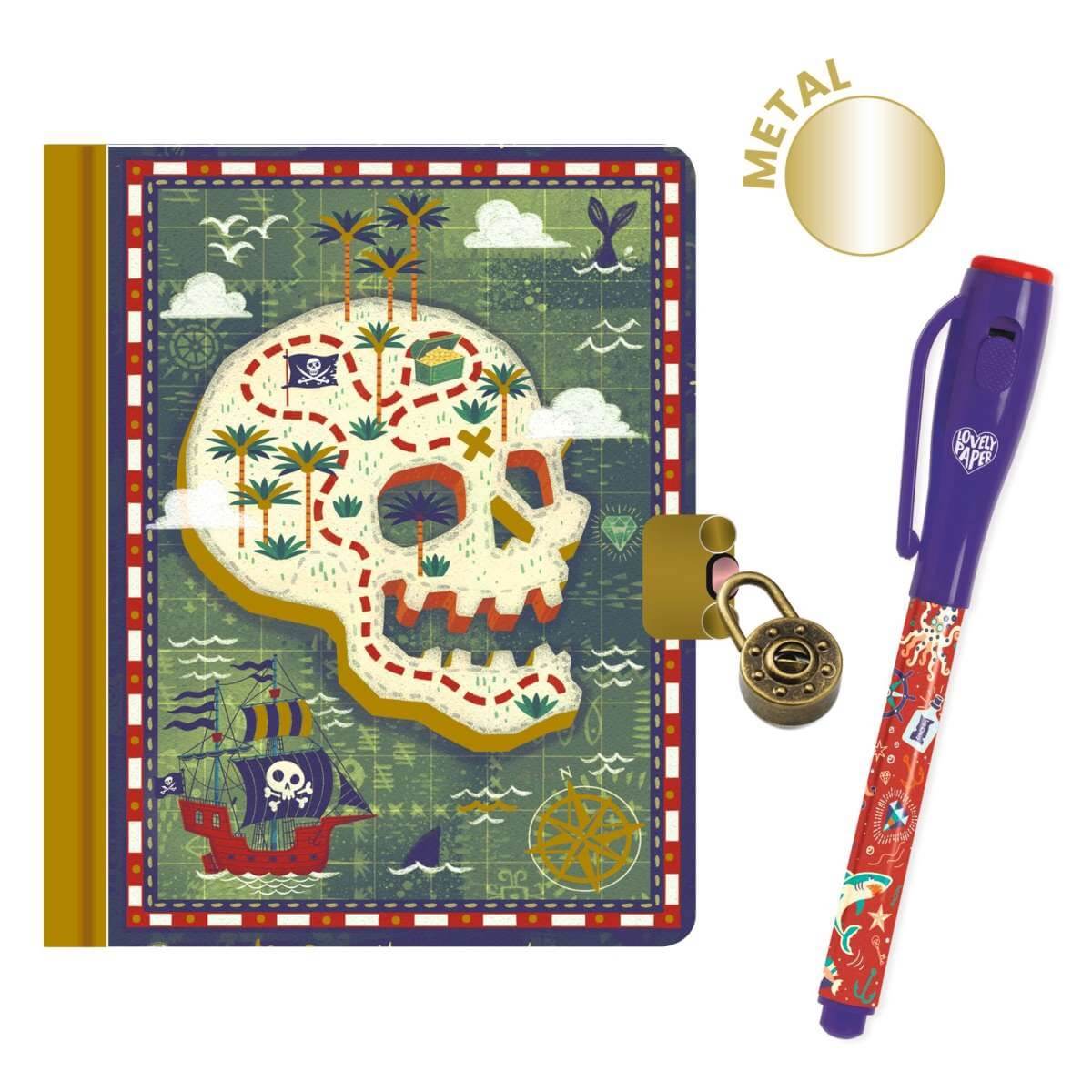 Petit carnet secret Steve - Feutre magique Djeco