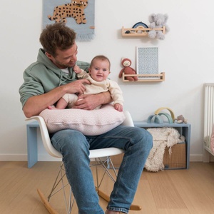 Petit coussin allaitement SOFTY Doomoo Cloudy Pink