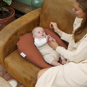 Petit coussin allaitement SOFTY Doomoo Tetra Jersey Terracotta