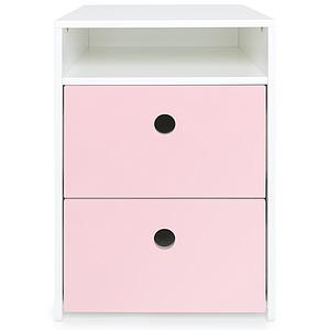 Petit meuble 2 tiroirs COLORFLEX Abitare Kids façades tiroirs sweet pink