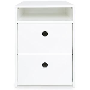 Petit meuble 2 tiroirs COLORFLEX Abitare Kids façades white