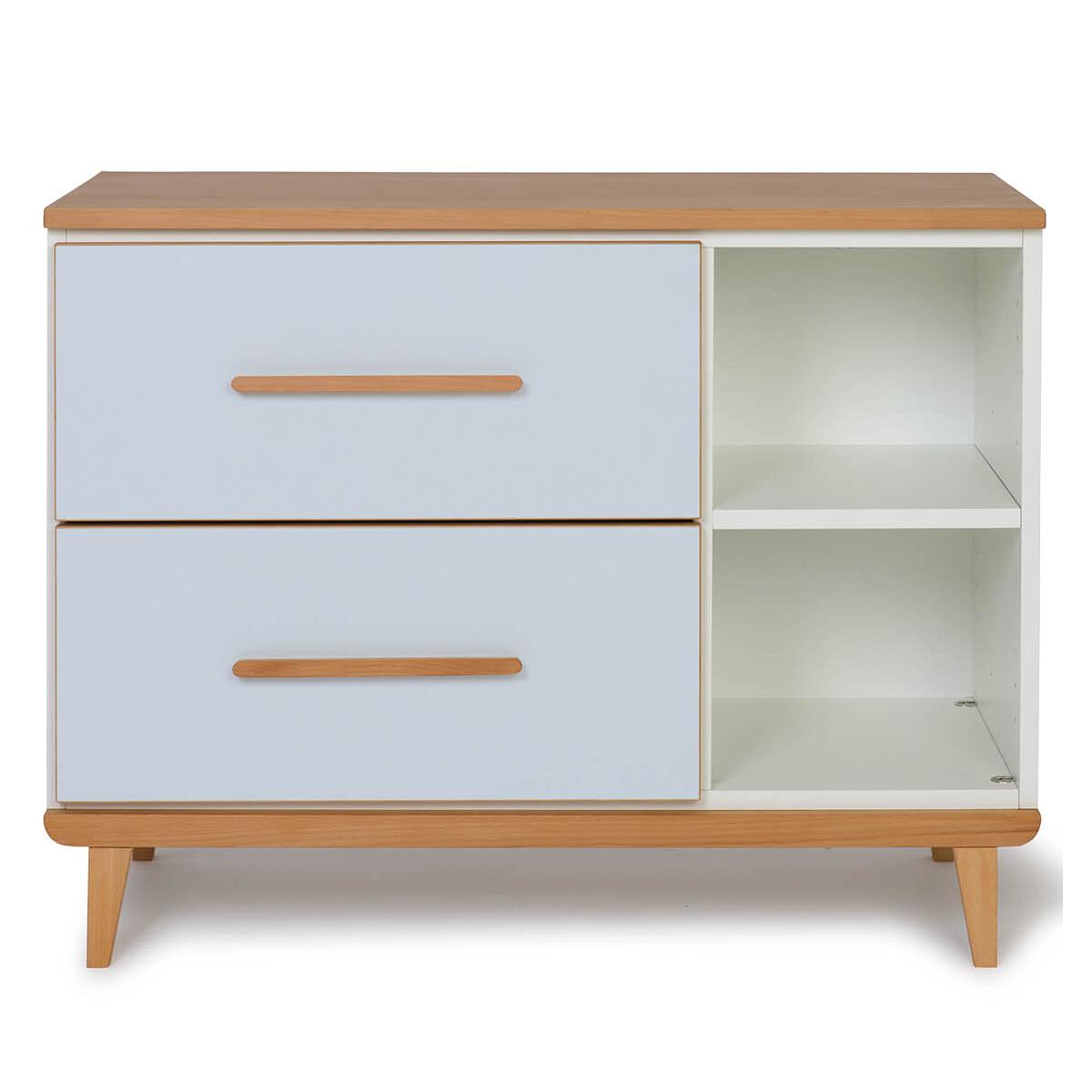 Petit meuble 2 tiroirs NADO By A.K. sky blue