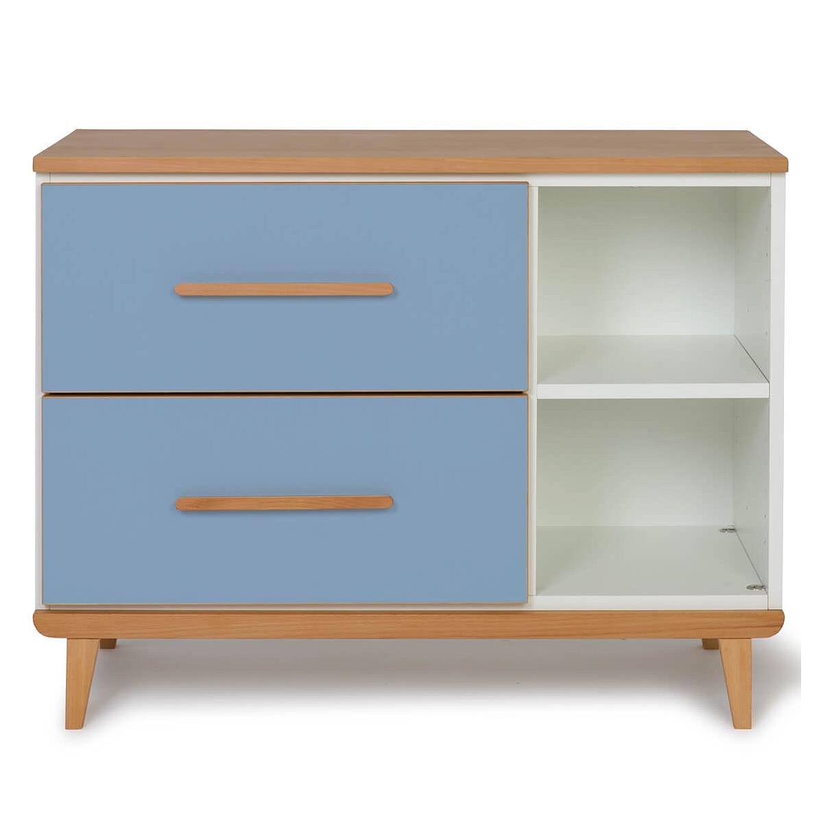 Petit meuble 2 tiroirs NADO capri blue
