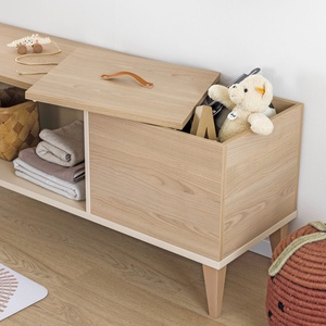 Petit meuble MILA & BEN Paidi Beige cashmere-bois scandinave