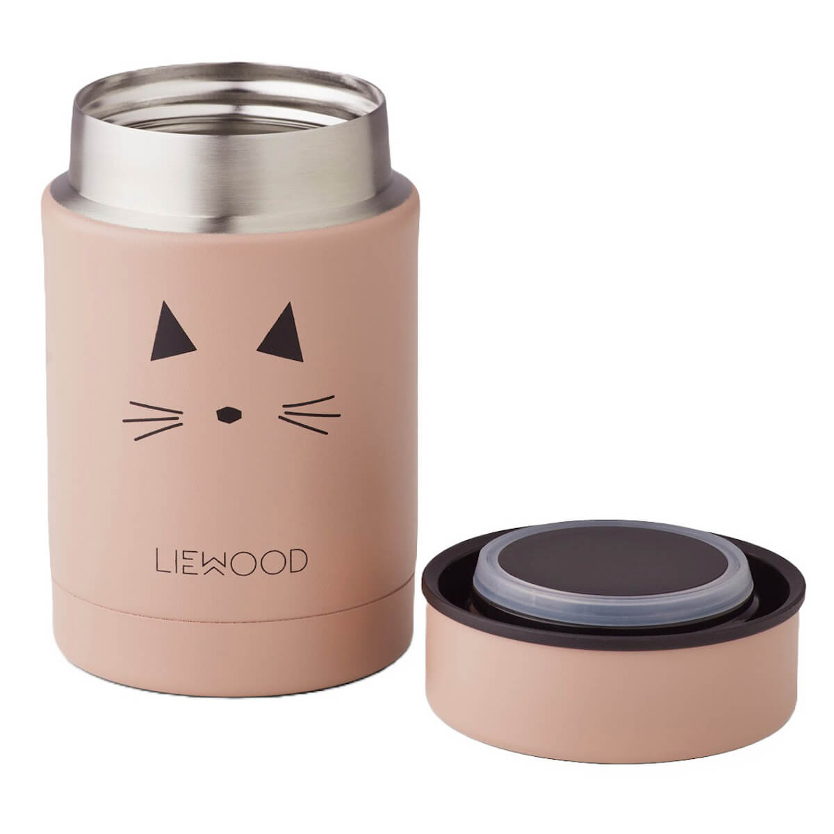 Petit pot aliments NADJA Liewood Cat rose