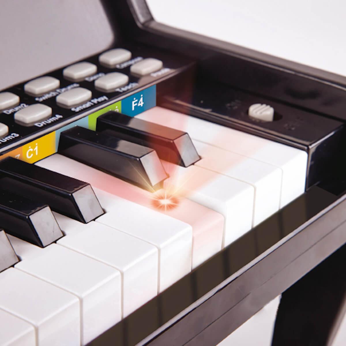 Piano avec apprentissage Hape noir