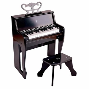 Piano droit avec apprentissage interactif noir
