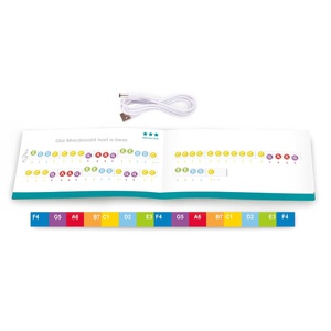 Piano droit avec apprentissage interactif noir