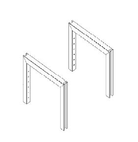 Piètement bureau ZIGGY De Breuyn blanchi