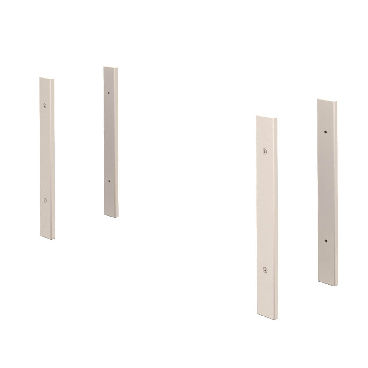 Piètements de connections base 4pc. KASVA hêtre laqué blanc