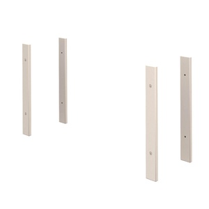 Piètements de connections base 4pc. KASVA hêtre laqué blanc